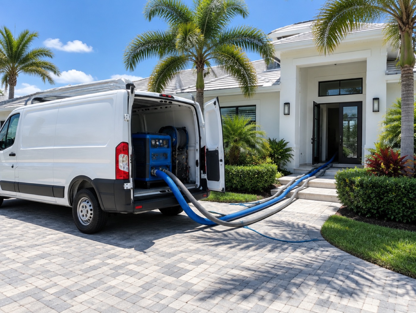 Dr. Steemer truck-mount van